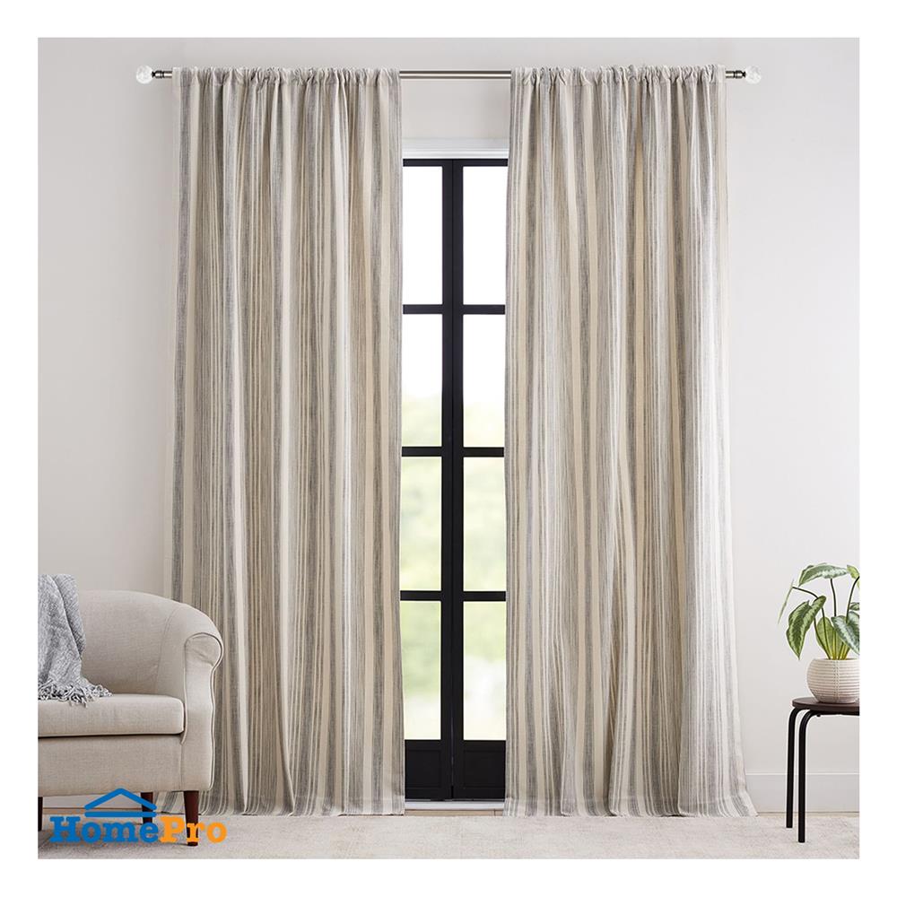 รางเหล็ก ยืดหด BENETTA LANI 120-210 ซม. สีดำ