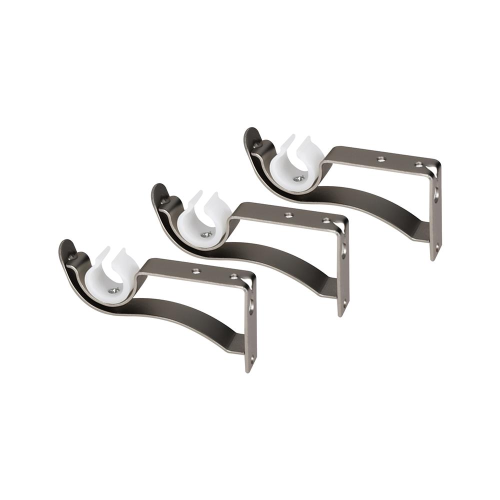 รางเหล็ก ยืดหด BENETTA DORIS 180-310 ซม. สีเงิน