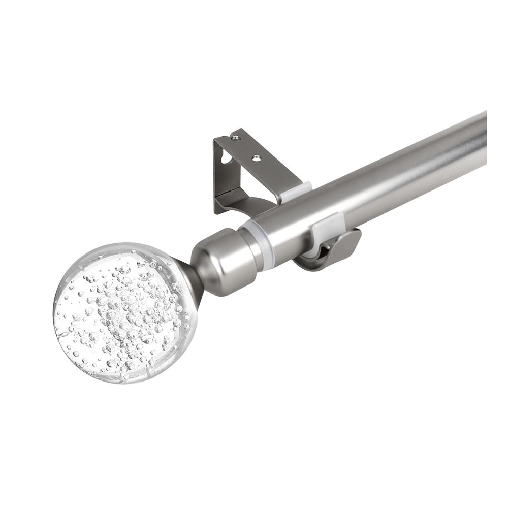 รางเหล็ก ยืดหด BENETTA DORIS 120-210 ซม. สีเงิน