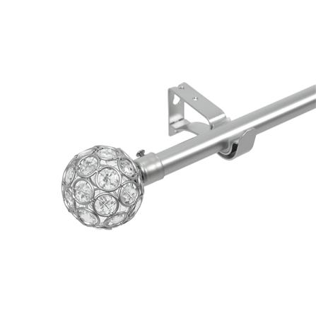 รางเหล็ก ยืดหด HOME LIVING STYLE ULA 180-310 ซม. สีเงิน_2