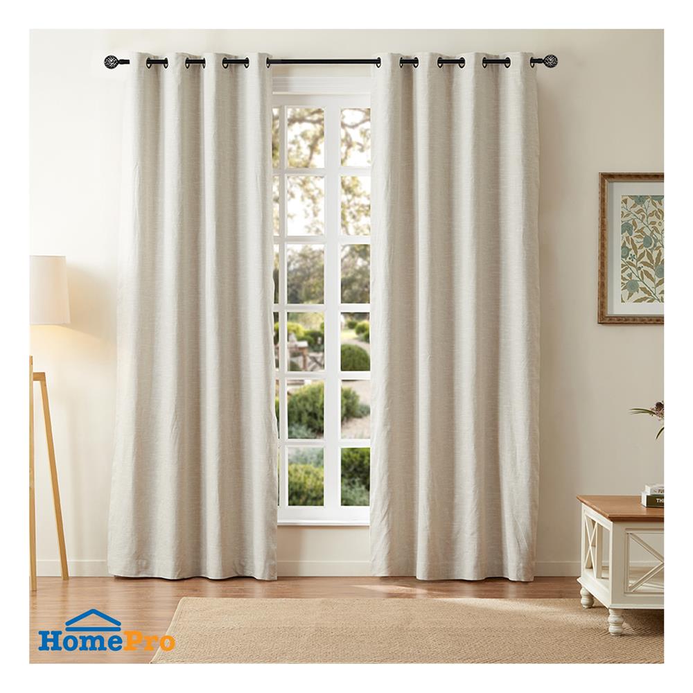 รางเหล็ก ยืดหด HOME LIVING STYLE ALIDA 120-210 ซม. สีดำ