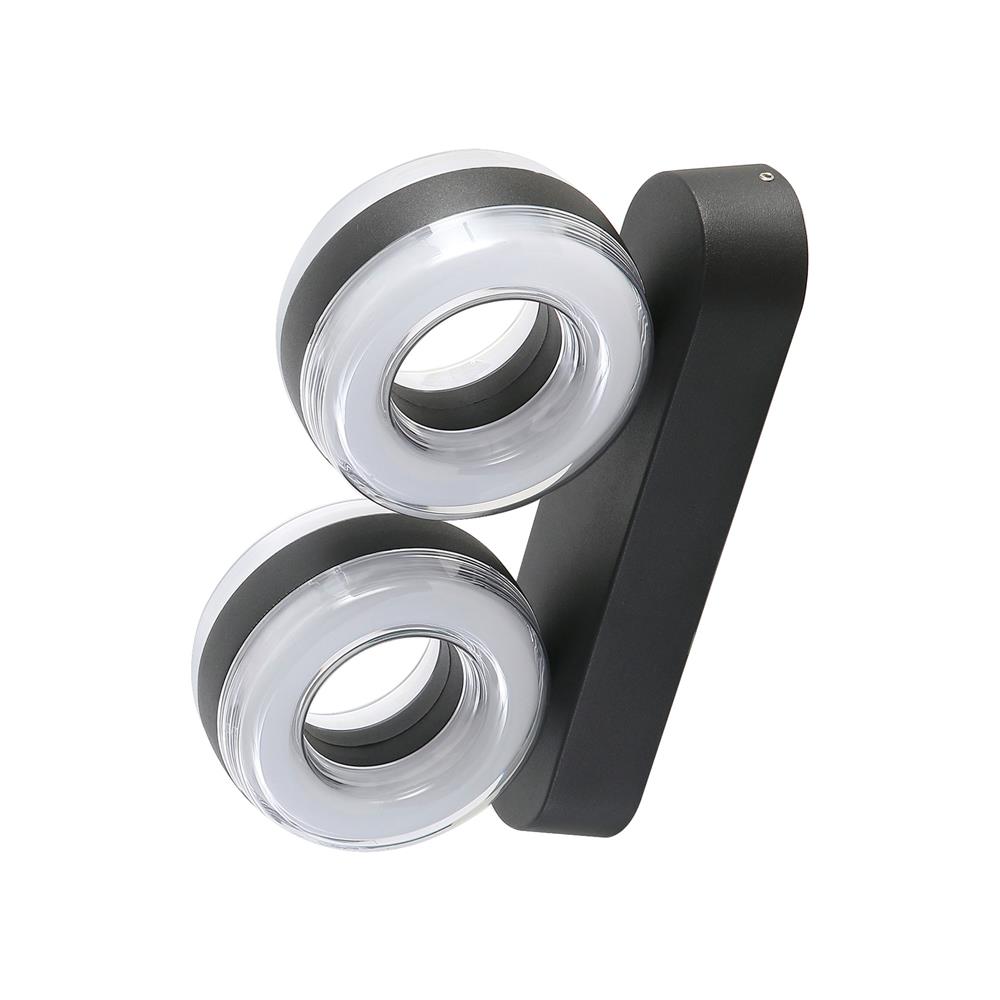 ไฟกิ่งภายนอก LED CARINI BO-G0022Q 18 วัตต์ WARM WHITE สีดำ_0