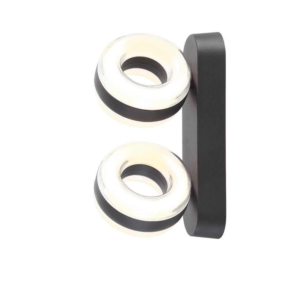 ไฟกิ่งภายนอก LED CARINI BO-G0022Q 18 วัตต์ WARM WHITE สีดำ