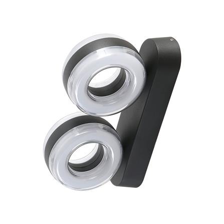 ไฟกิ่งภายนอก LED CARINI BO-G0022Q 18 วัตต์ WARM WHITE สีดำ_1