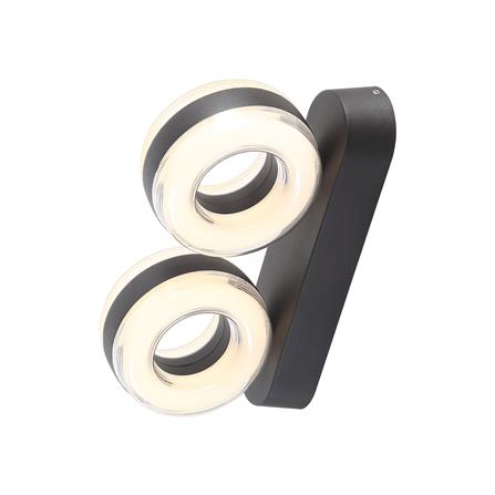 ไฟกิ่งภายนอก LED CARINI BO-G0022Q 18 วัตต์ WARM WHITE สีดำ_3