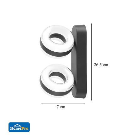 ไฟกิ่งภายนอก LED CARINI BO-G0022Q 18 วัตต์ WARM WHITE สีดำ_6