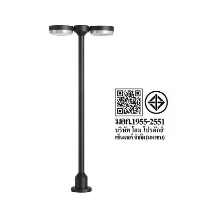 ไฟทางเดิน LED CARINI BO-F0022Q 9 วัตต์ WARM WHITE สีดำ_7