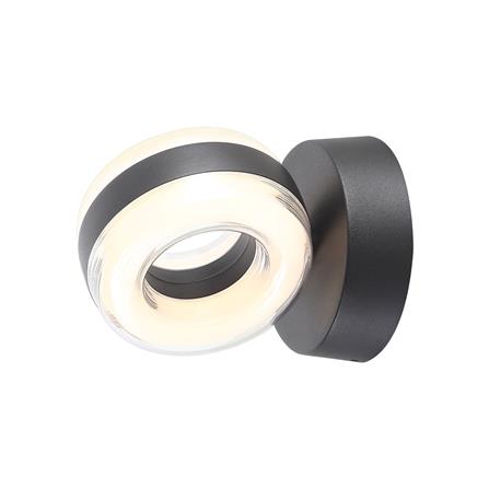 ไฟกิ่งภายนอก LED CARINI BO-G0021Q 9 วัตต์ WARM WHITE สีดำ_3