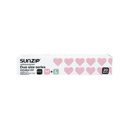 ถุงซิป SUNZIP SIZE M+L 20 ใบ_2
