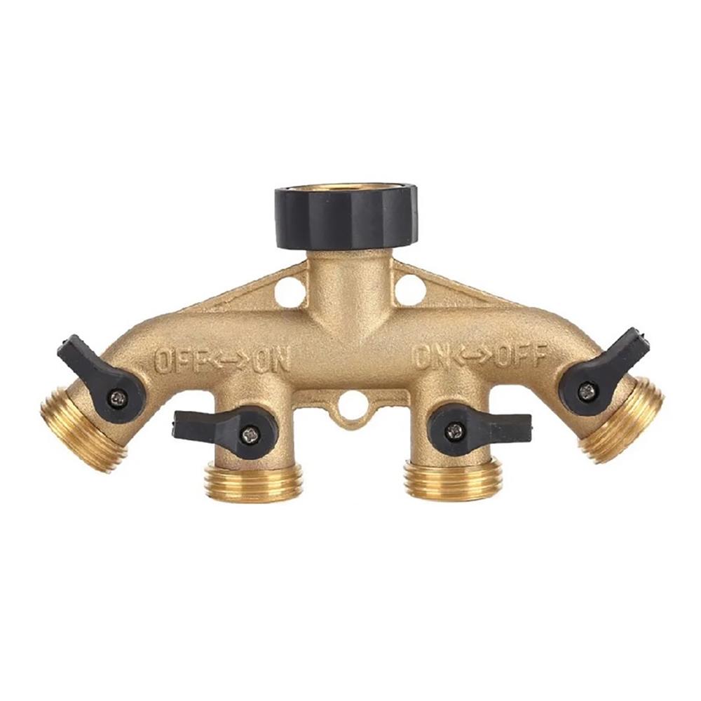 ข้อต่อทองเหลืองแยก 4 ทาง SPRING 3/4 นิ้ว