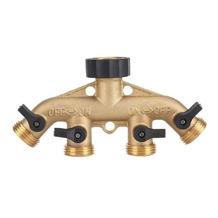 ข้อต่อทองเหลืองแยก 4 ทาง SPRING 3/4 นิ้ว_1