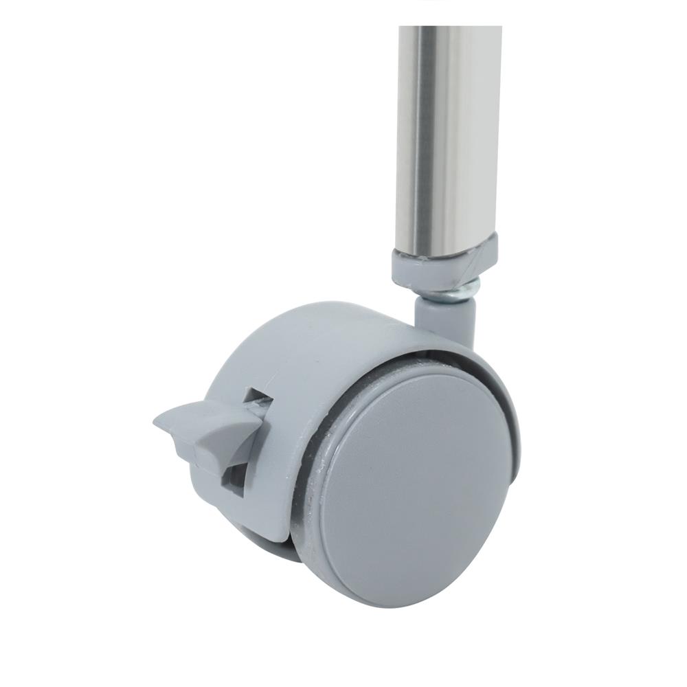 ราวแขวนผ้าราวเดี่ยวสเตนเลส มีล้อ PLIM FORTE 1.2 ม.