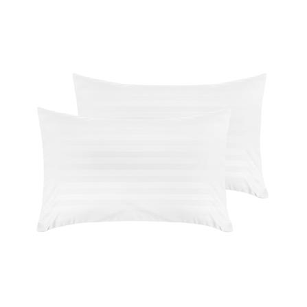 ปลอกหมอนหนุน PICASSO CT STRIPE 20x30 นิ้ว แพ็ก 2 ชิ้น สีขาว_0