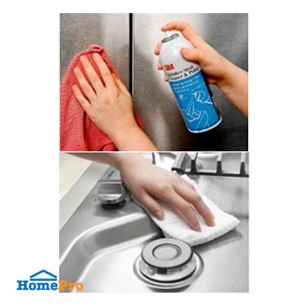 สเปรย์ทำความสะอาดเคลือบเงาสเตนเลส 3M 600 กรัม_3