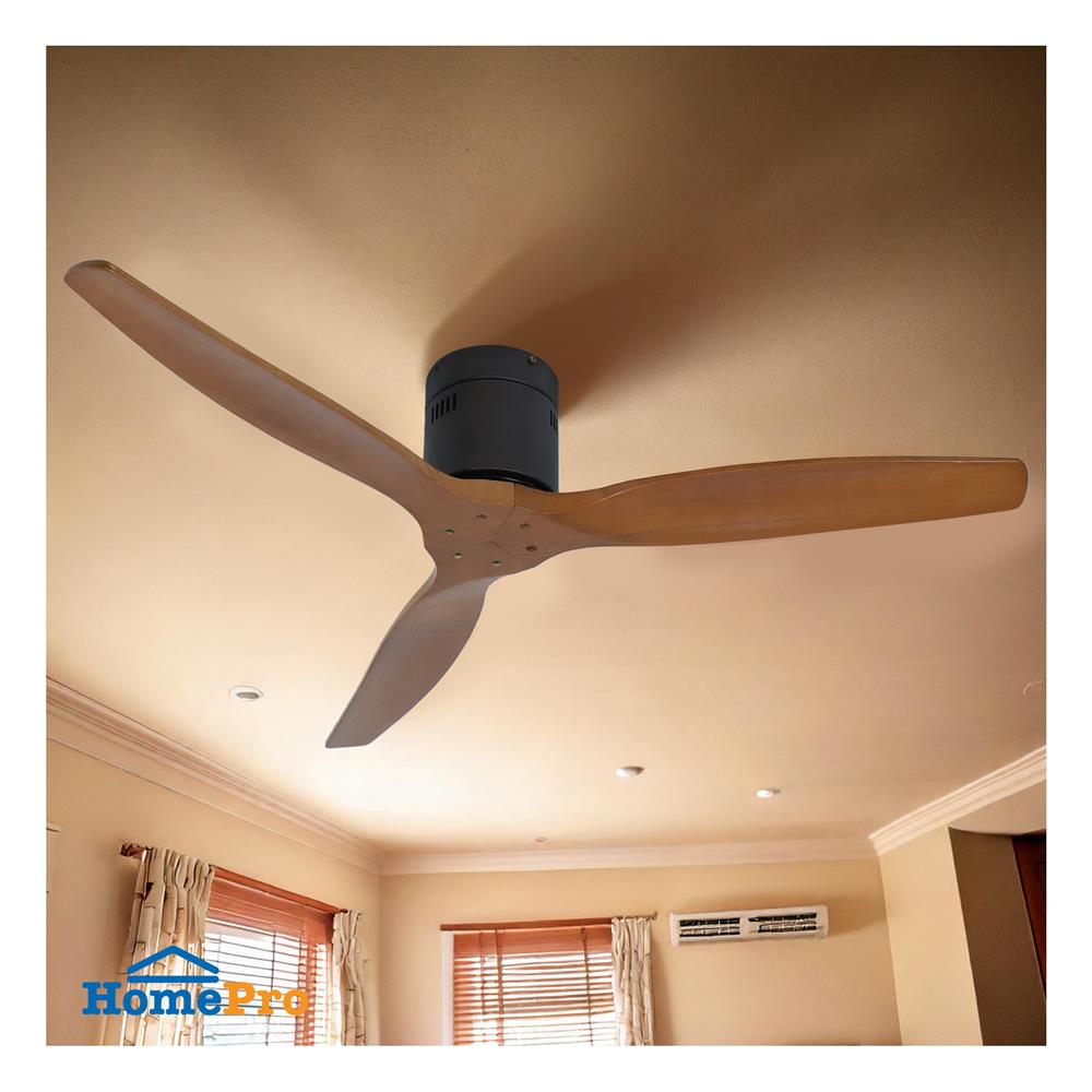 พัดลมไม่มีโคมไฟ CARINI ORIO-29-1 F 52 นิ้ว สีน้ำตาล