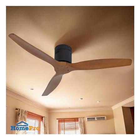 พัดลมไม่มีโคมไฟ CARINI ORIO-29-1 F 52 นิ้ว สีน้ำตาล_3