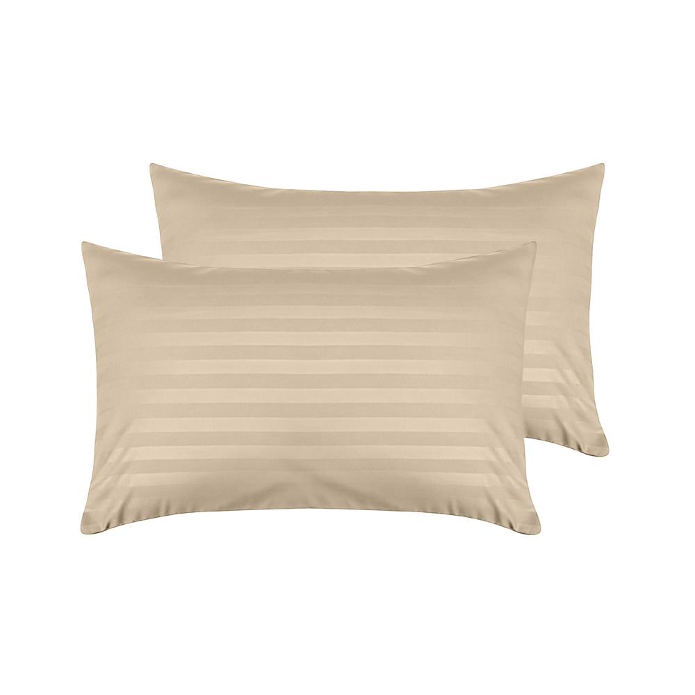 ปลอกหมอนหนุน PICASSO CT STRIPE 21x36 นิ้ว แพ็ก 2 ชิ้น สีน้ำตาล