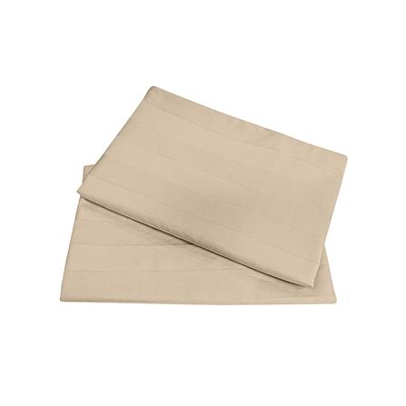 ปลอกหมอนหนุน PICASSO CT STRIPE 21x36 นิ้ว แพ็ก 2 ชิ้น สีน้ำตาล_1