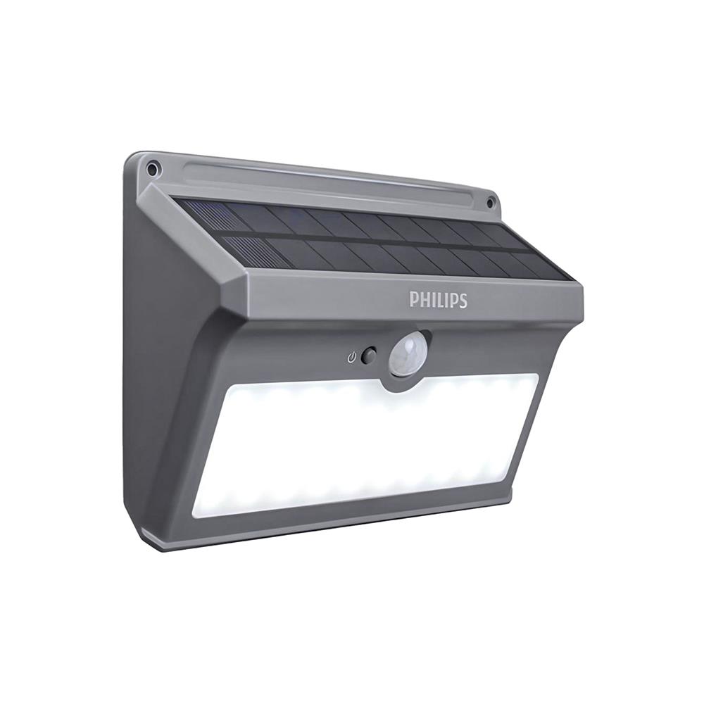 ไฟผนังภายนอก SOLAR PHILIPS BWS010 LED1/765 G2 10 วัตต์ DAYLIGHT สีเทา