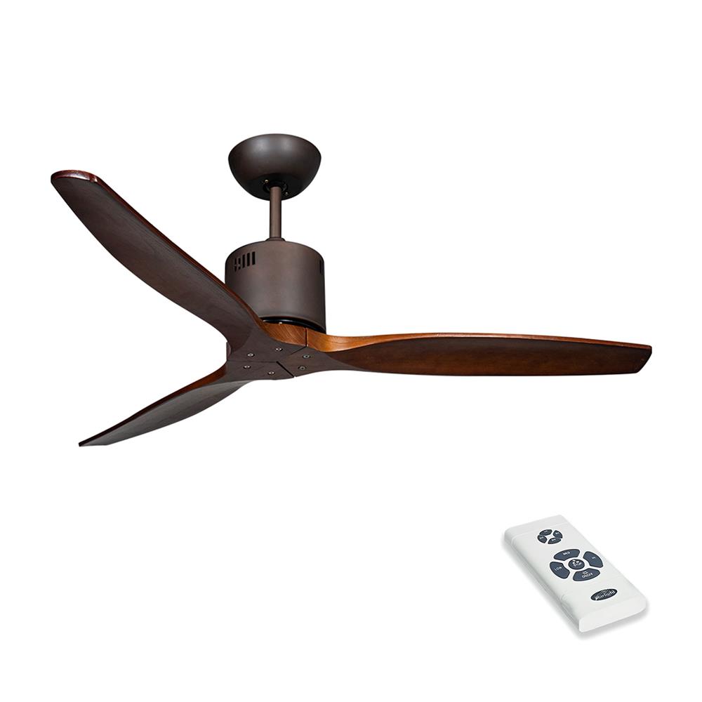 พัดลมไม่มีโคมไฟ CARINI ORIO-29 52 นิ้ว สีน้ำตาล