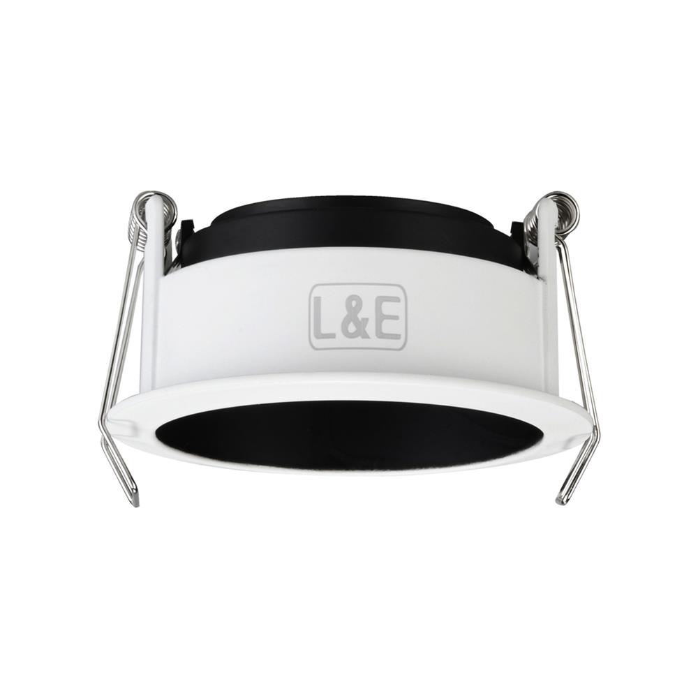 ดาวน์ไลท์ L&E HG 24-04603 3.3 นิ้ว สีขาว/ดำ กลม