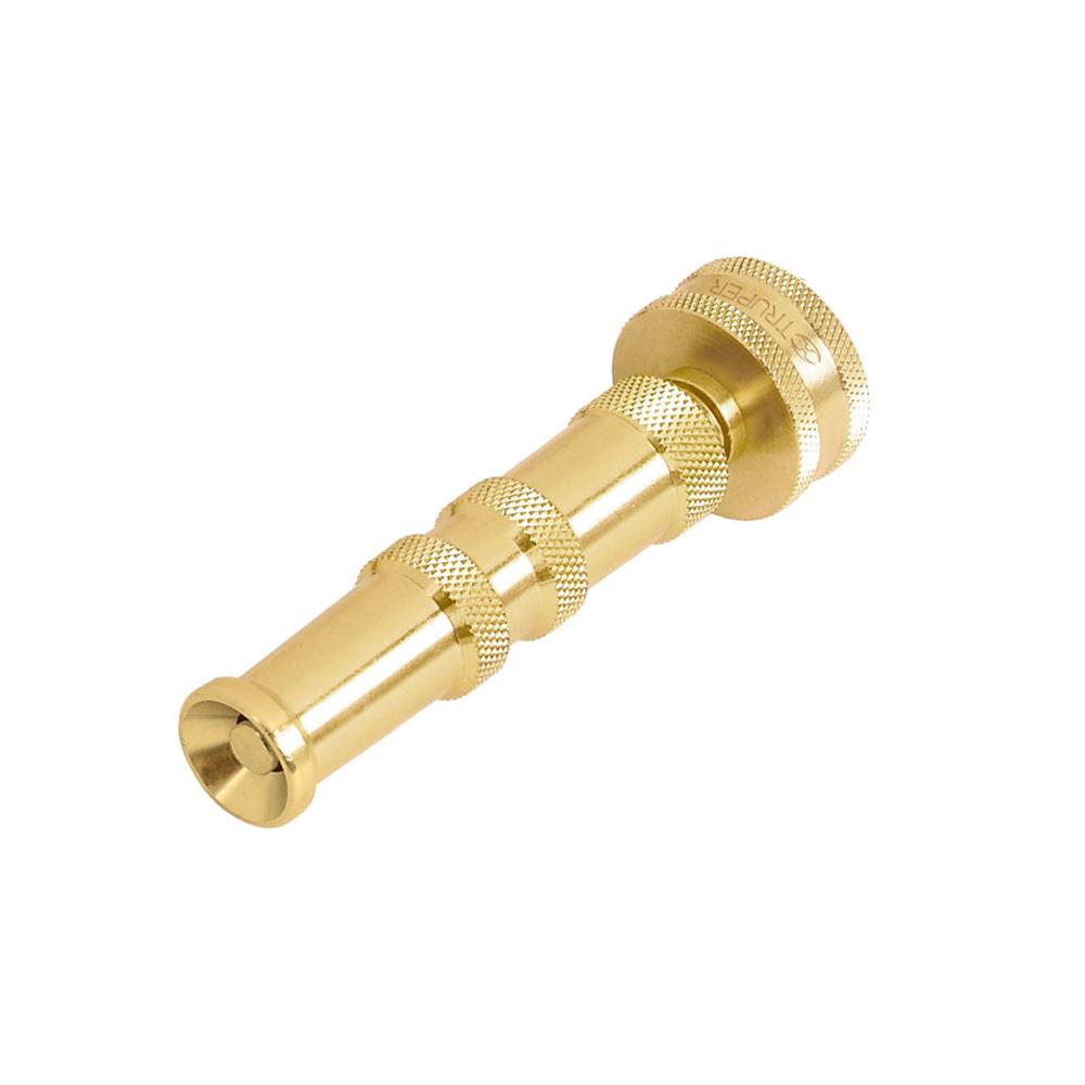 หัวฉีดเกลียวตรง ทองเหลือง TRUPER 13136 (CHMA-4) 4 นิ้ว