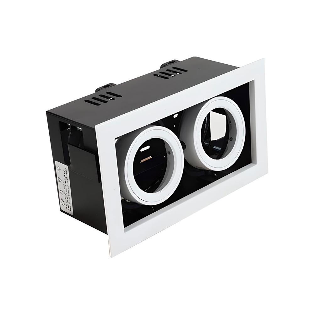 ดาวน์ไลท์ L&E HG 24-05008 7 นิ้ว สีขาว เหลี่ยม