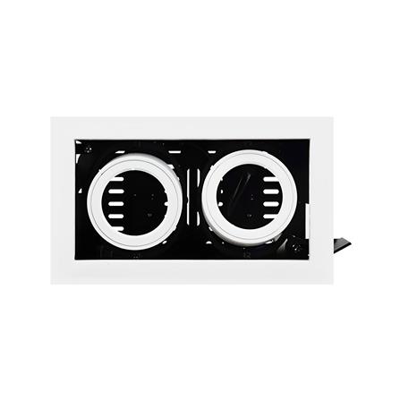 ดาวน์ไลท์ L&E HG 24-05008 7 นิ้ว สีขาว เหลี่ยม_0