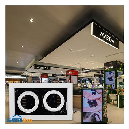 ดาวน์ไลท์ L&E HG 24-05008 7 นิ้ว สีขาว เหลี่ยม_2