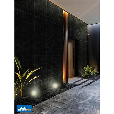 กระเบื้องผนังพอร์ซเลน 4x4 นิ้ว COTTO MT 4SR1 สลิม ฟอร์มา ดำ PM 1 ตร.ม._7