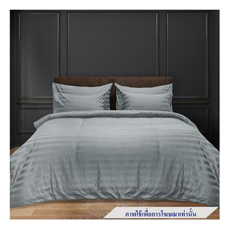 ผ้าปูที่นอน PICASSO CT STRIPE 90X110 นิ้ว สี GREY_0