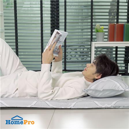 ที่นอนปิกนิก ME LIVING CHAIN 90X180 ซม. สีเทา_4