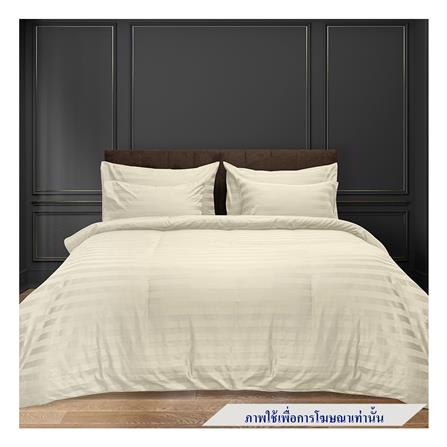 ผ้าปูที่นอน PICASSO CT STRIPE 90X110 นิ้ว สี CREAM_0