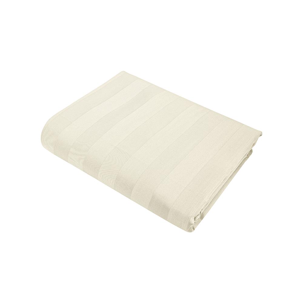 ผ้าปูที่นอน PICASSO CT STRIPE 84X110 นิ้ว สี CREAM