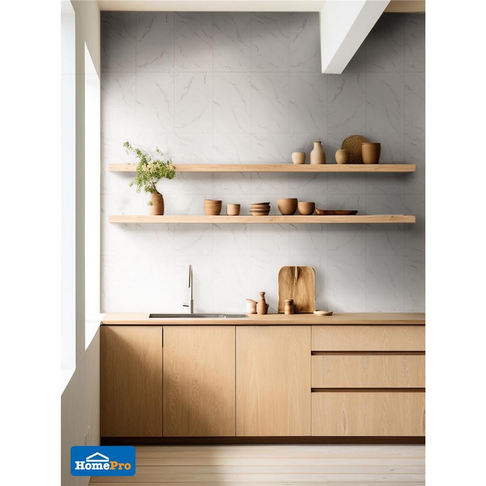 กระเบื้องผนัง 25x40 ซม. TARA โนว่า มาร์เบิล ไวท์ A 1 ตร.ม.