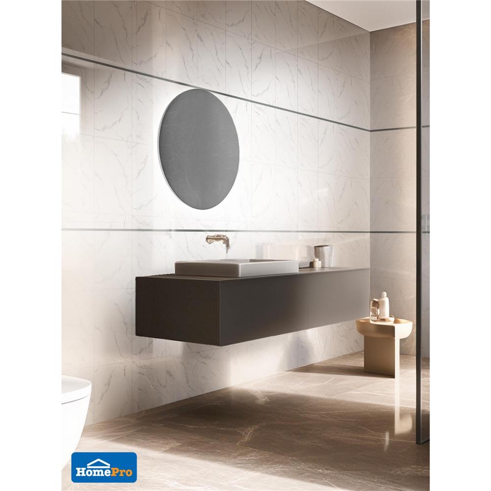 กระเบื้องผนัง 25x40 ซม. TARA โนว่า มาร์เบิล ไวท์ A 1 ตร.ม.