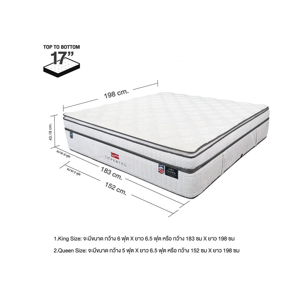 ที่นอน 5 ฟุต SLUMBERLAND IMPERIAL CROWN