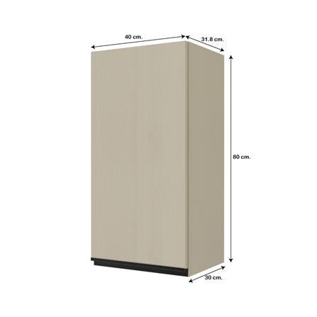 ตู้แขวนเดี่ยว JUPITER SILKY MOON 40x80 ซม._4