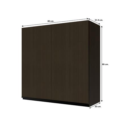ตู้แขวนคู่ JUPITER SILKY BROWN 80x80 ซม._4