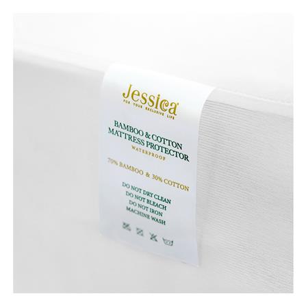 ผ้ารองกันเปื้อน 5 ฟุต JESSICA BAMBOO 20516 สี WHITE_1