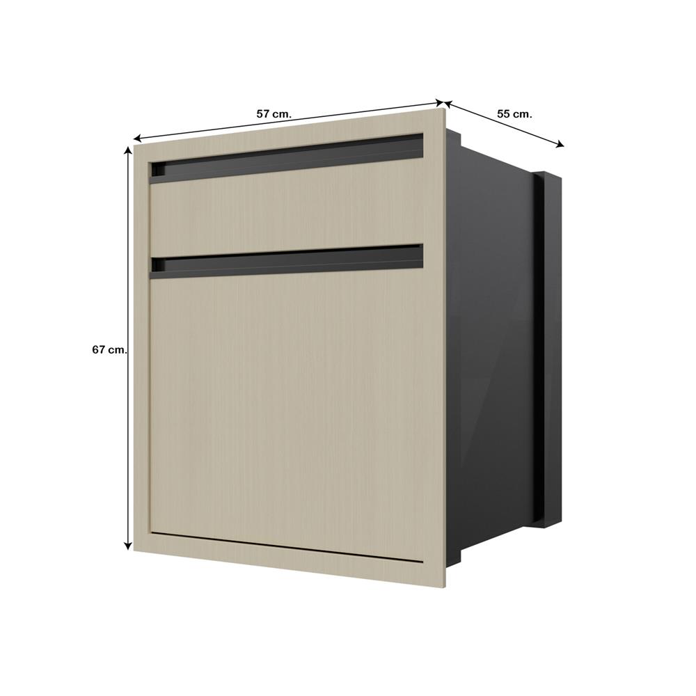 ตู้ลิ้นชัก JUPITER SILKY MOON 52x63 ซม.