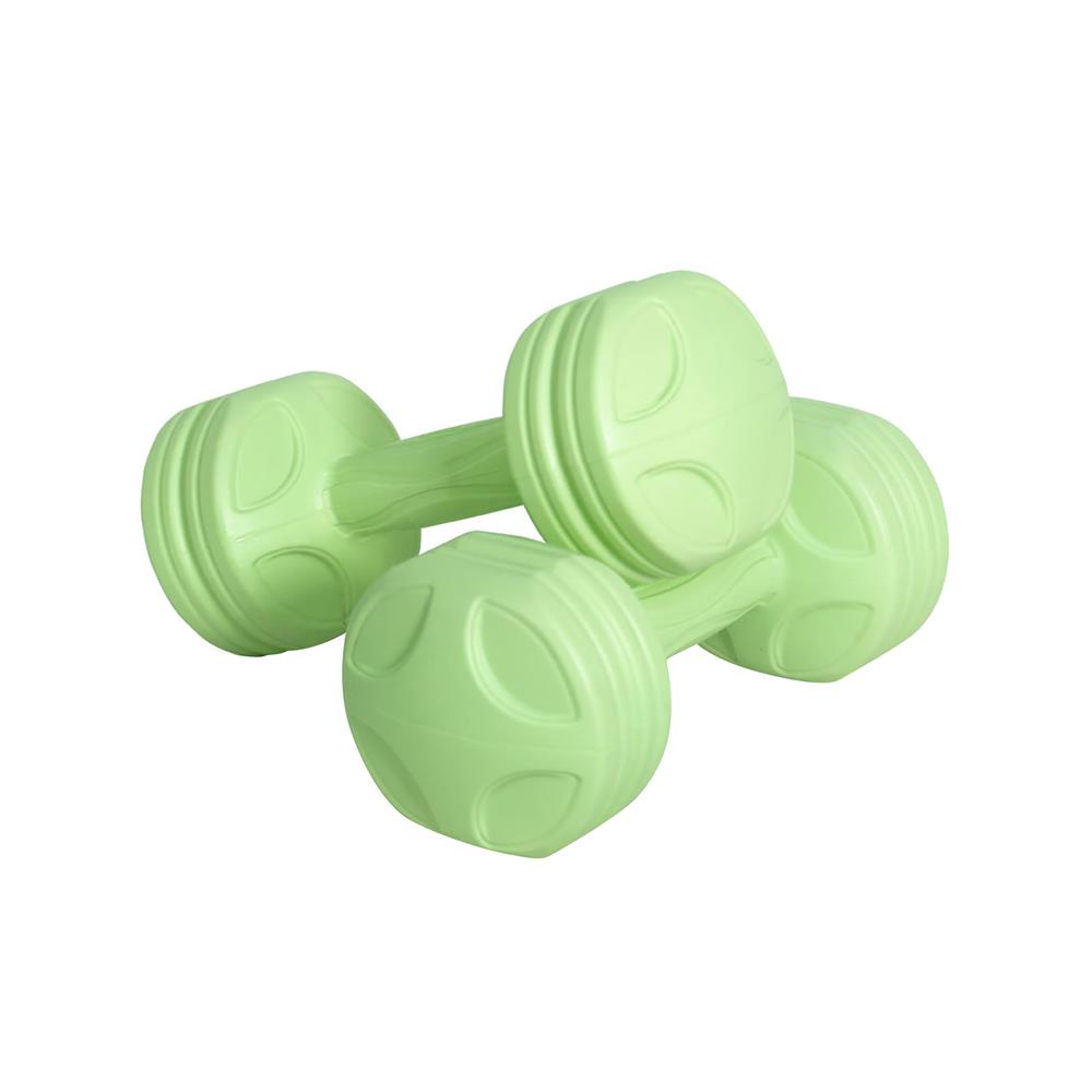 ดัมเบลหุ้ม PVC IRONTEC 2 กก. สีเขียว