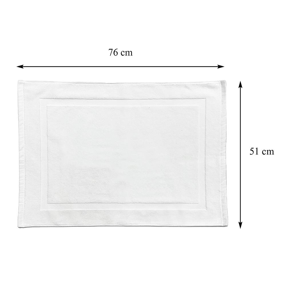 พรมขนหนู HOME LIVING STYLE GRAND 20X30 นิ้ว สีขาว