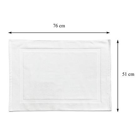 พรมขนหนู HOME LIVING STYLE GRAND 20X30 นิ้ว สีขาว_7