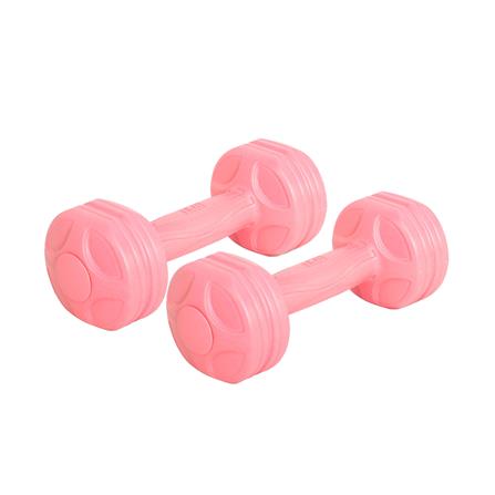 ดัมเบลหุ้ม PVC IRONTEC 1 กก. สีชมพู_0