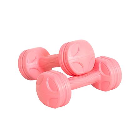 ดัมเบลหุ้ม PVC IRONTEC 1 กก. สีชมพู_1