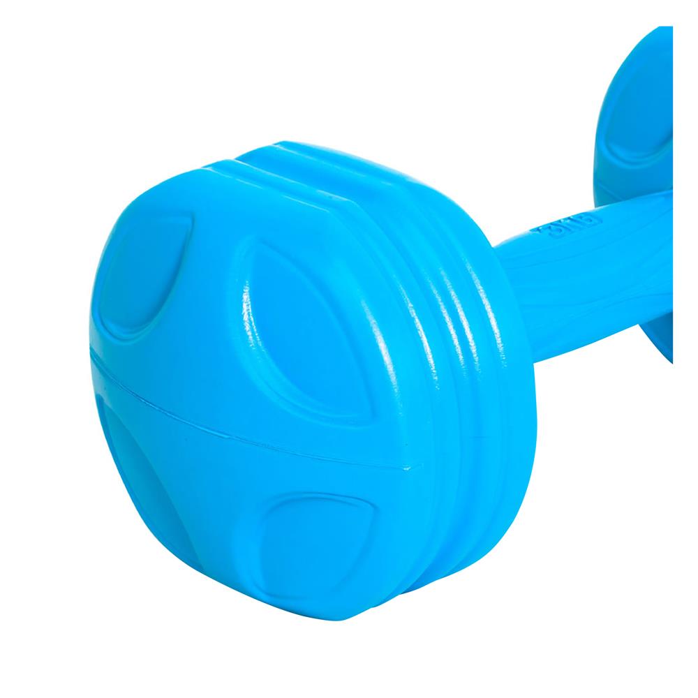 ดัมเบลหุ้ม PVC IRONTEC 3 กก. สีฟ้าอ่อน