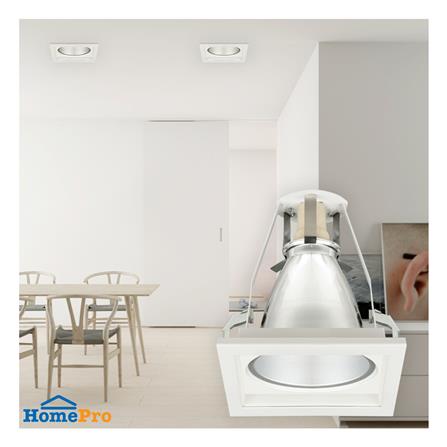 ดาวน์ไลท์ L&E 22-03085 6.5 นิ้ว สีขาว เหลี่ยม_4