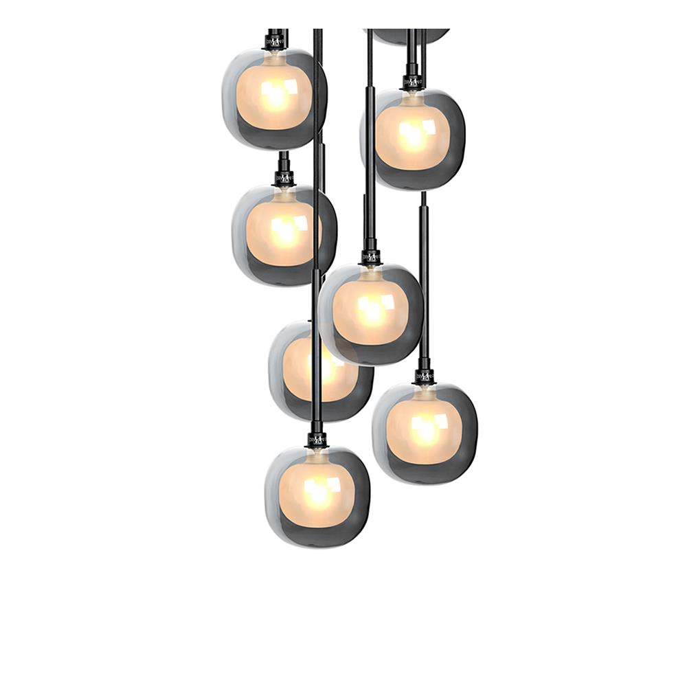 ไฟช่อ L&E 01-03083 สีดำ 10 หัว