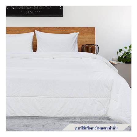 ผ้าปูที่นอน 5 ฟุต PICASSO CT SOLID สี WHITE_0
